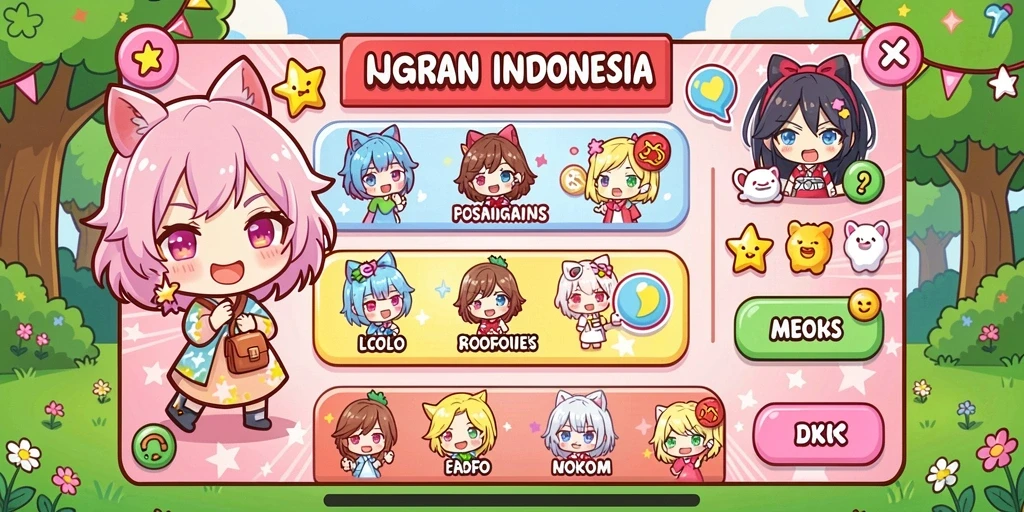 cacor78 - Karakter unik dengan banyak pilihan kustomisasi.